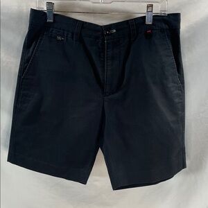 Men’s Modern Amusement Navy Flat Front Shorts